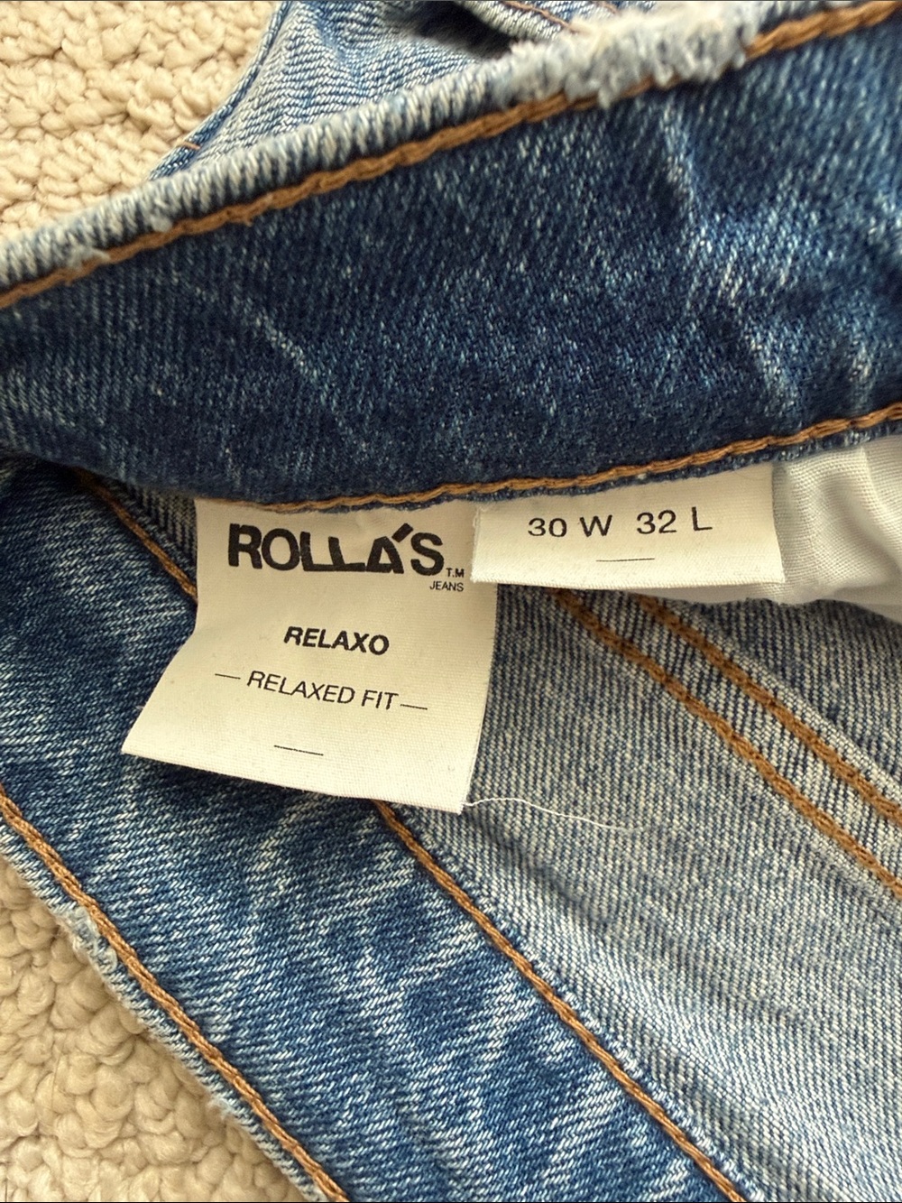 ROLLA'S Relaxo - Men's Jeans Light Blue Denim (90s wash) - Picture 2 of 7